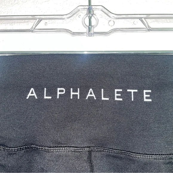 Alphalete Black Halo Seamless Leggings Compression Athletic Gym Womens Small - Picture 5 of 9